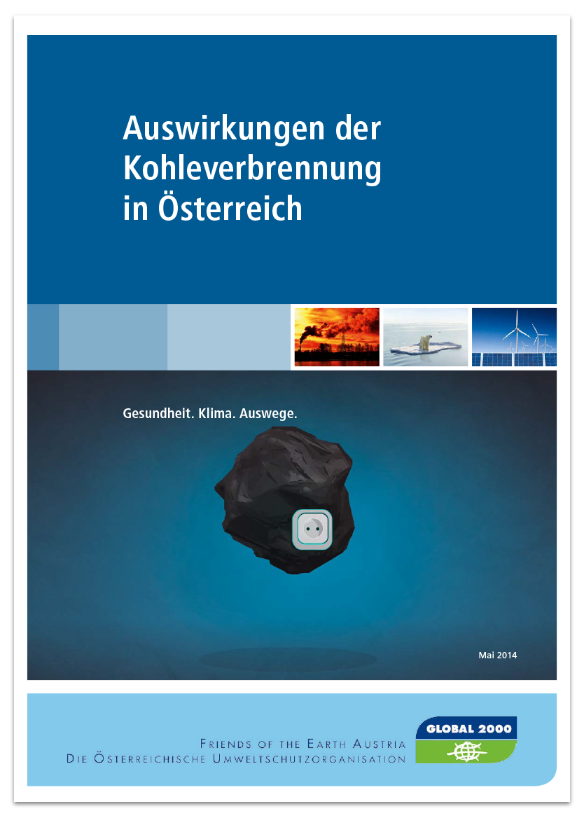 Auswirkungen von Kohle in Österreich Studie: Auswirkungen von Kohle in Österreich (Cover)