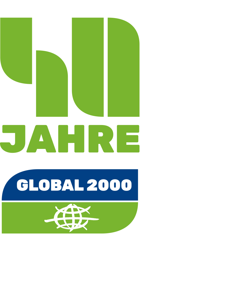 Logo GLOBAL 2000 - 40 Jahre