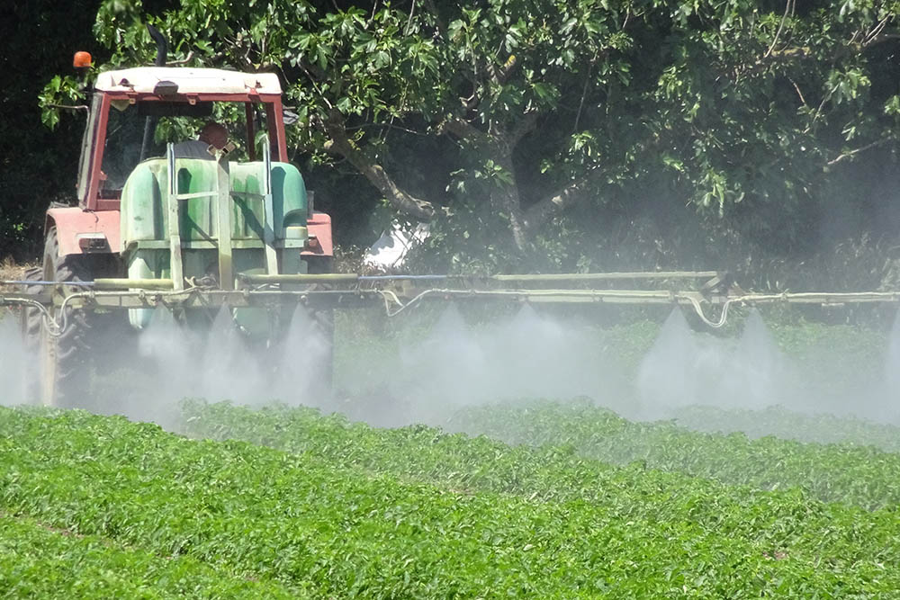 Pestizide am Feld