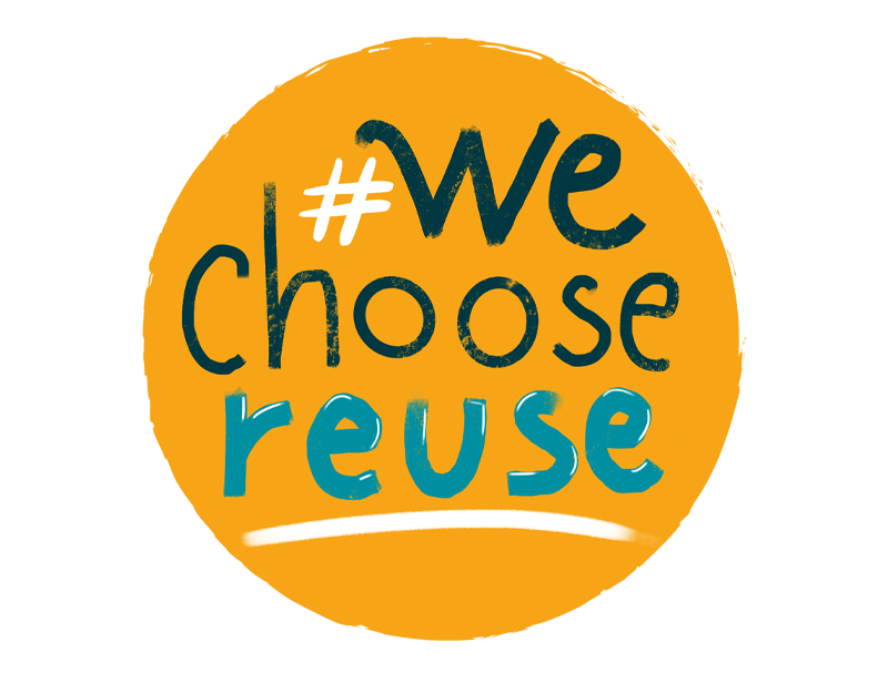 #WeChooseReuse Kampagnen Logo #WeChooseReuse Kampagnen Logo