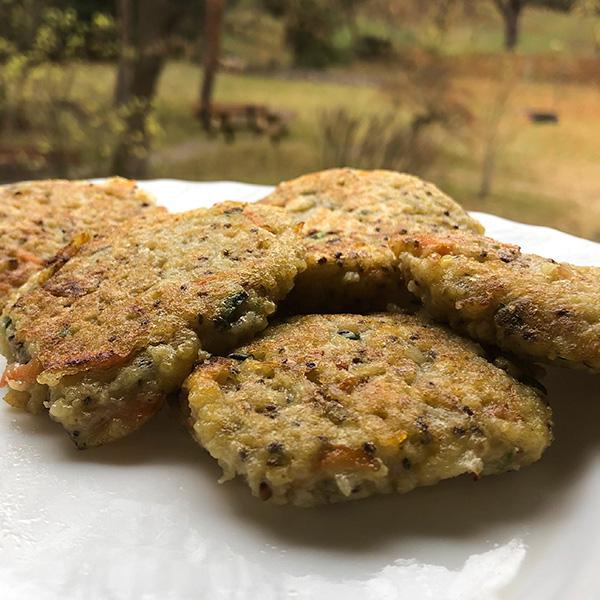 Vegane Hirselaibchen