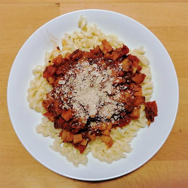 Vegane Jackfruit Bolognese