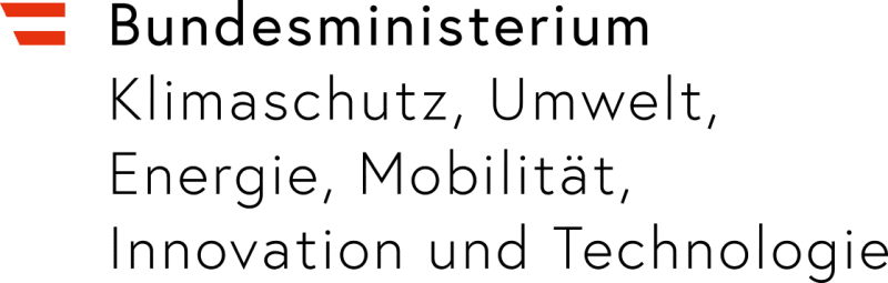 Logo Bundesministerium für Klimaschutz, Umwelt, Energie, Mobilität, Innovation und Technologie
