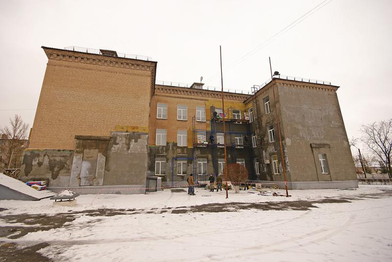 Schulgebäude Baumaßnahmen zur Wärmedämmung