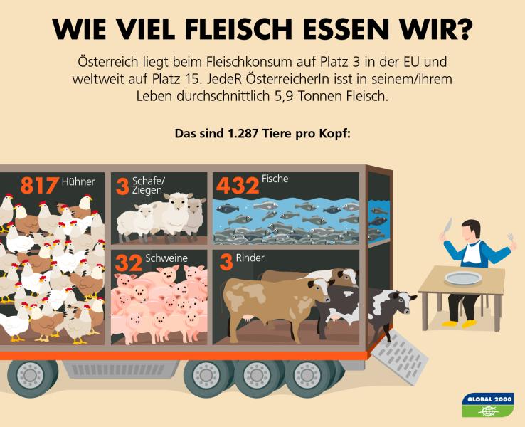 Fleischkonsum in Österreich