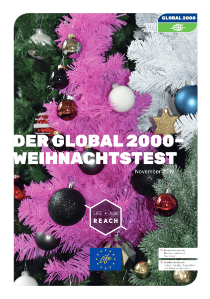 Cover "Der GLOBAL 2000 Weihnachtstest"