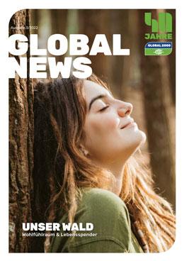 Cover GLOBAL NEWS 3/2022 - Unser Wald
