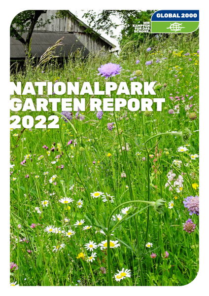 Nationalpark Garten Report Cover