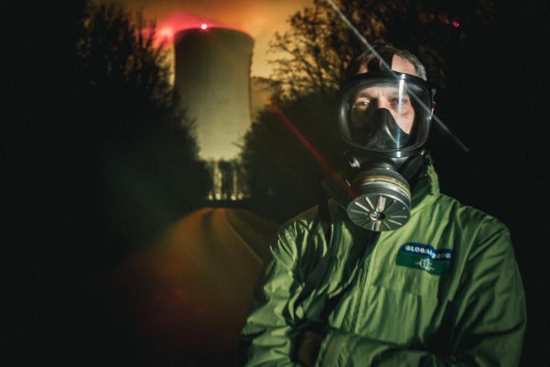 Reinhard Uhrig vor AKW