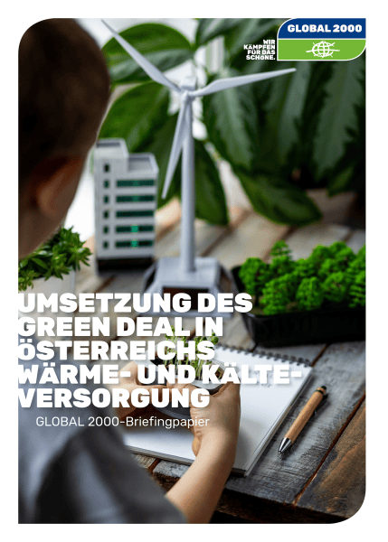 Cover des Green Deal Reports