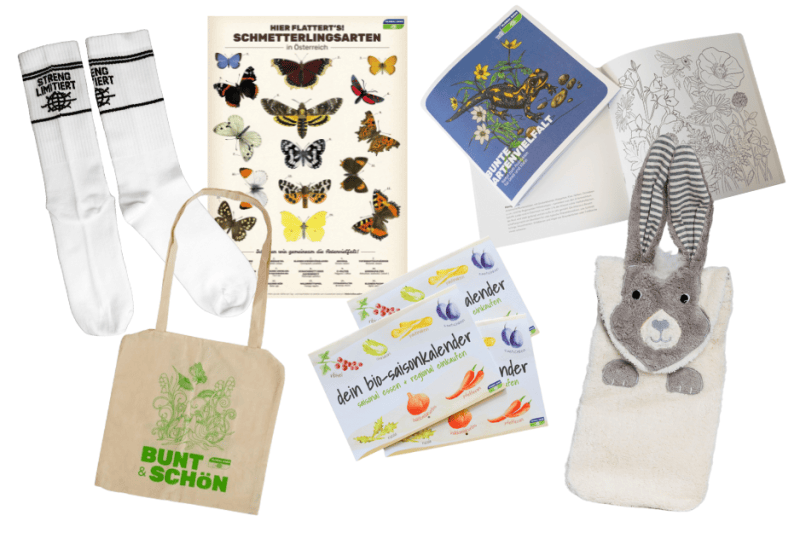 Fotocollage von verschiedenen Geschenksideen für Ostern