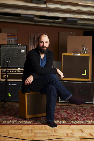Alexander Lausch im Tonstudio
