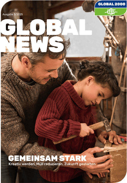 Cover der GLOBAL NEWS, Magazin von GLOBAL 2000