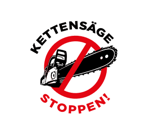 Logo Kettensäge stoppen!