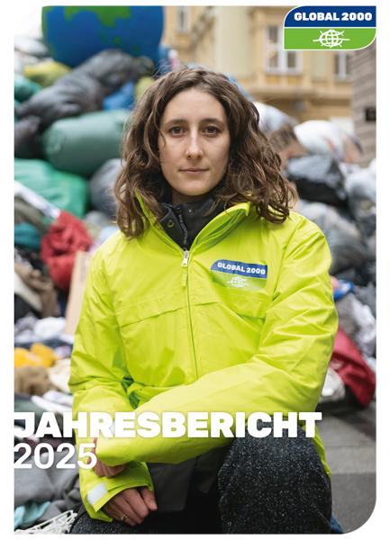 Cover Jahresbericht 2025 von GLOBAL 2000
