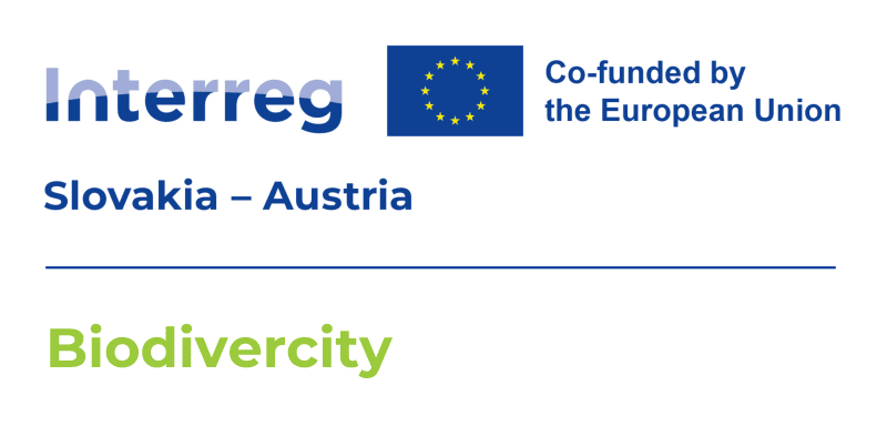 Logo Interreg Slovakia - Austria, Biodivercity, co-funded by the European Union