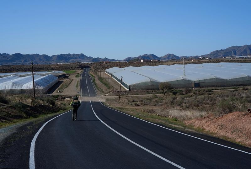 Straße in Spanien