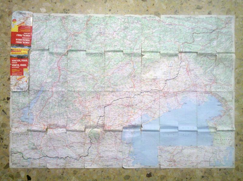 Landkarte Italien