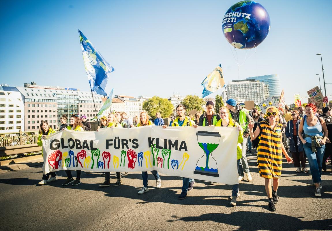 Global 2000 am Klimastreik
