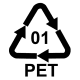 Recycling-Code 01 PET
