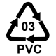 Recycling-Code 03 PVC