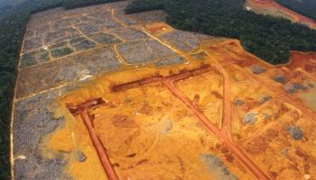 Bauxitmine in Brasilien