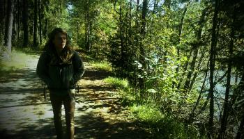 Weltwanderer im Wald