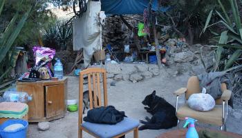 Lager der Weltwanderer in Spanien