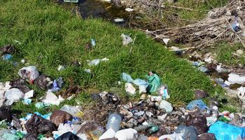 Plastikmüll in der Natur in Spanien