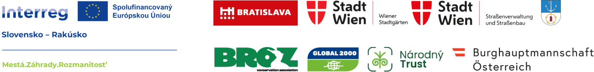 Logos der Partnerorganisationen slowakisch