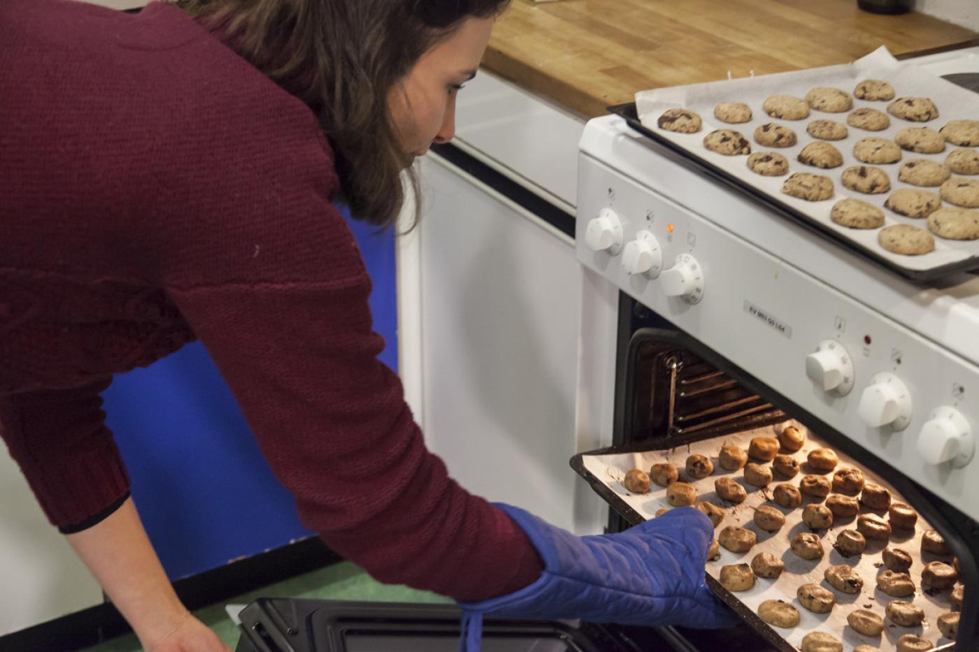 Mit Restwärme Kekse backen