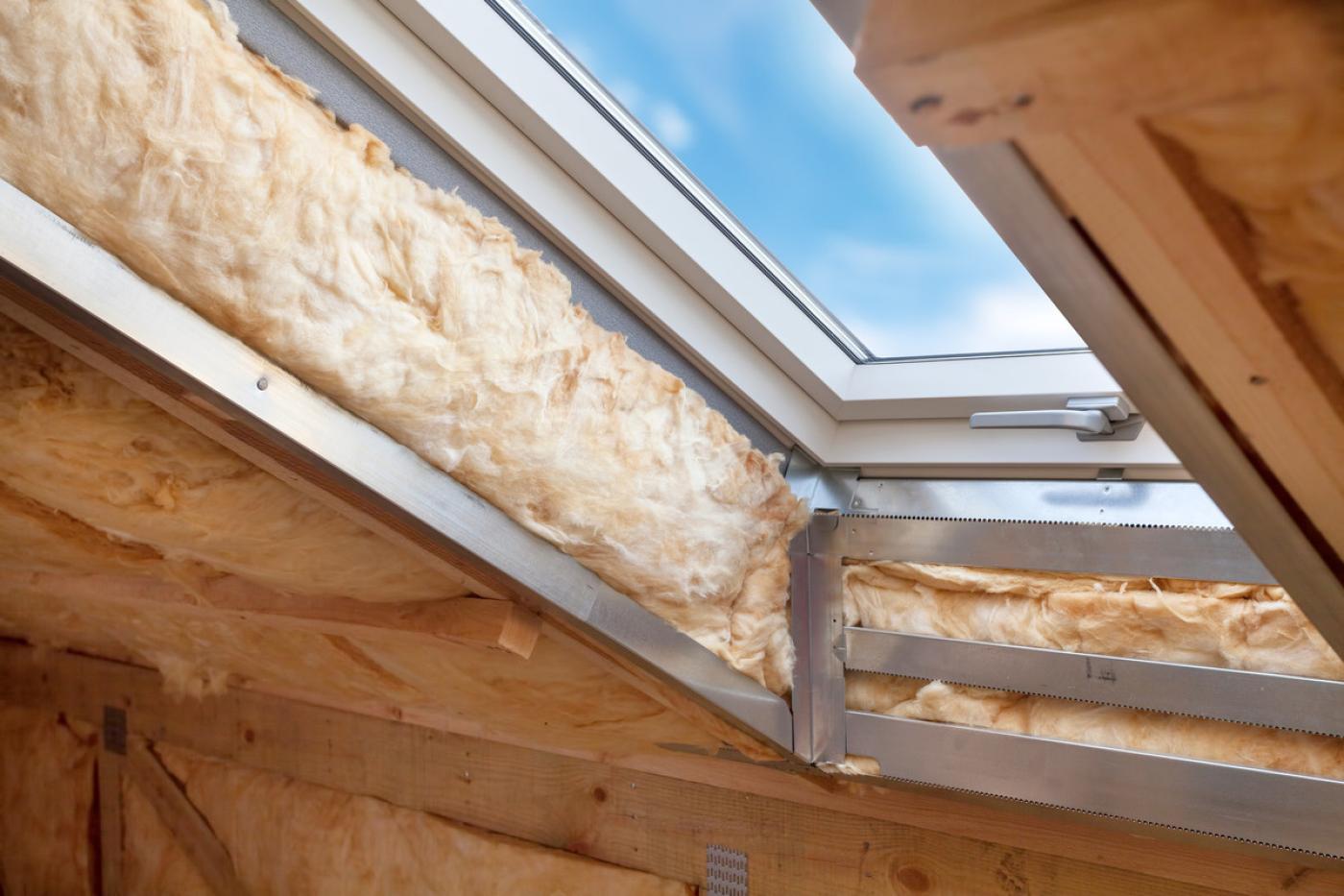 Dachfenster mit Isolierung