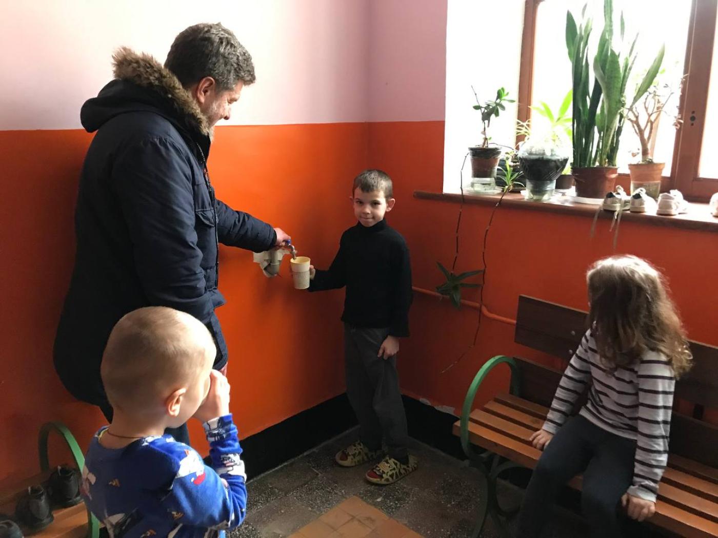 Wasseraufbereitungsanlage in der Ukraine