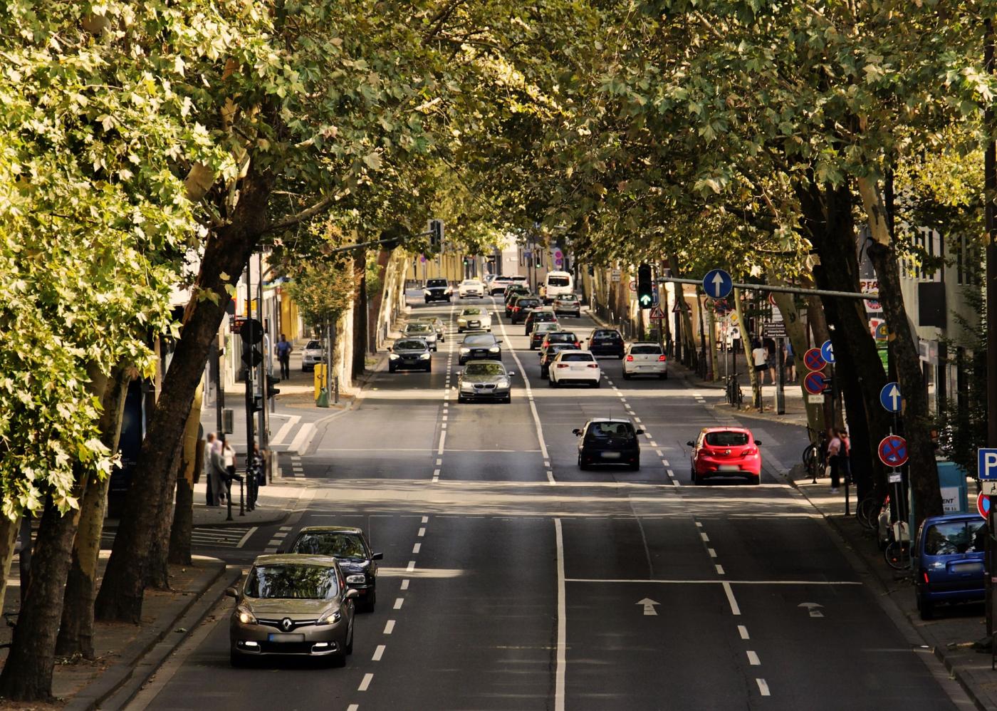 Autos auf der Straße