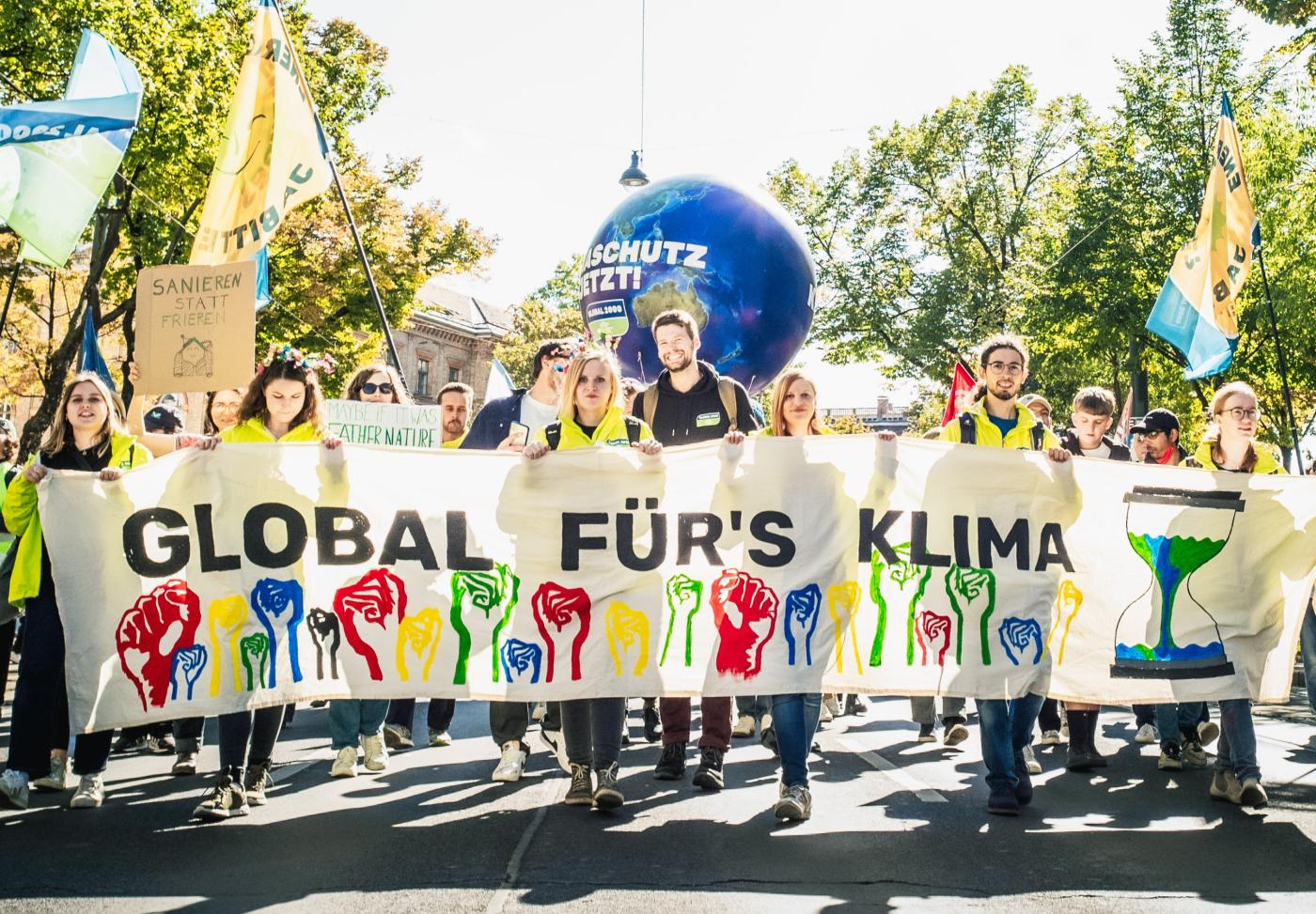 Global 2000 am Klimastreik