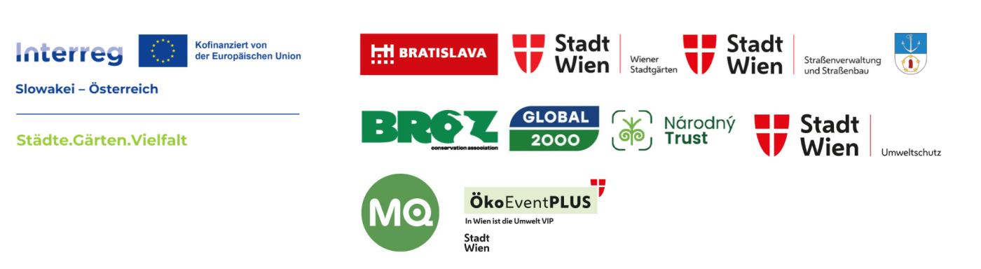 Logos der Partner:innen von Städte.Gärten.Vielfalt Symposium