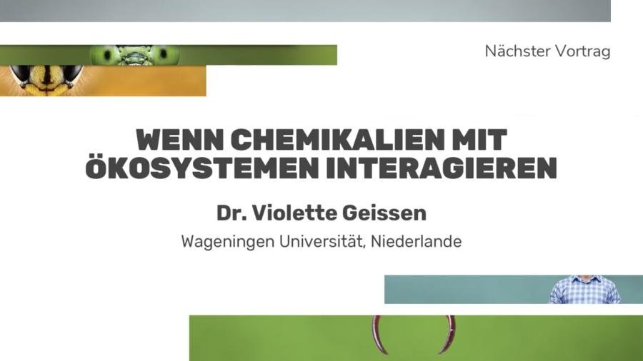 Wenn Chemikalien mit Ökosystemen interagieren: Dr.in Violette Geissen