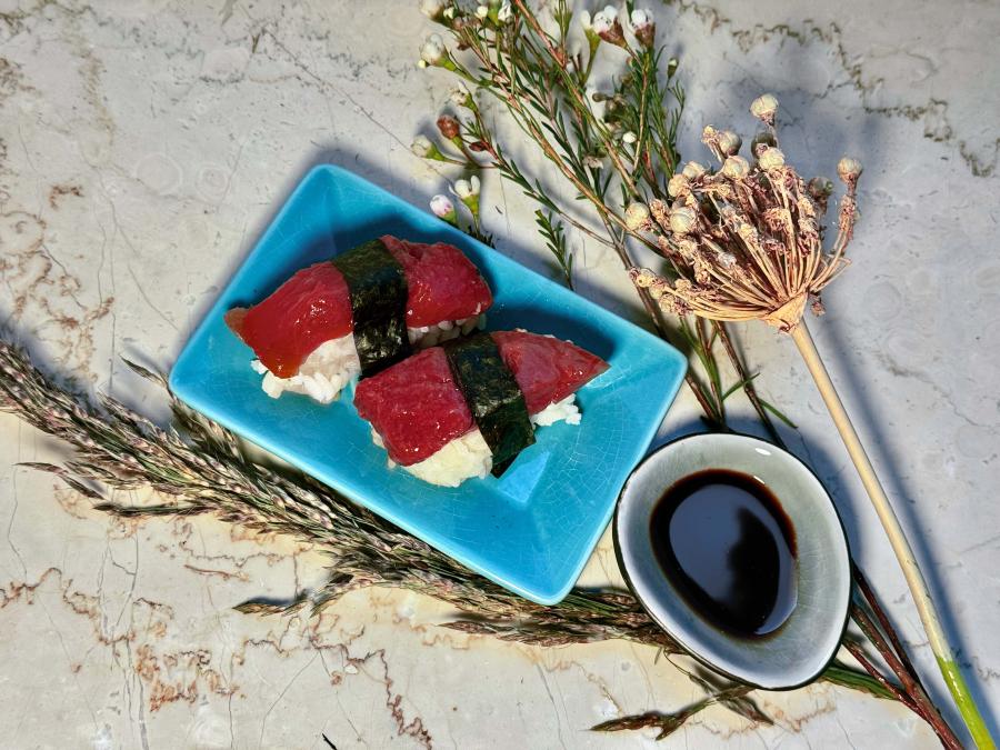 Wassermelonen-Sushi