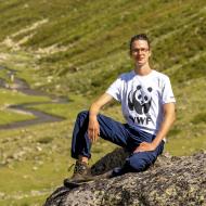 Foto von Maximilian Frey (Gewaesserschutzexperte beim WWF Oesterreich)