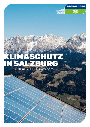 Klimareport Salzburg Cover