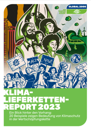 Deckblatt Klima-Lieferketten-Report 2023