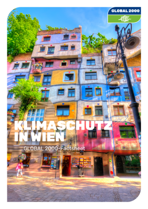 Cover des Factsheets: Klimaschutz in Wien