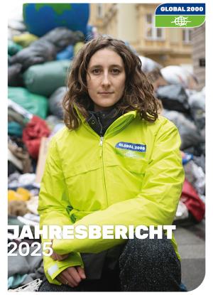 Cover Jahresbericht 2025 von GLOBAL 2000