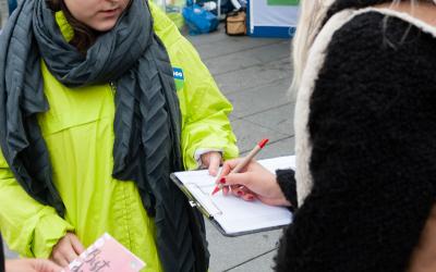 Unterschriften sammeln - Europäische Bürgerinitiative