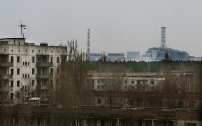 Geisterstadt rund um das AKW Tschernobyl