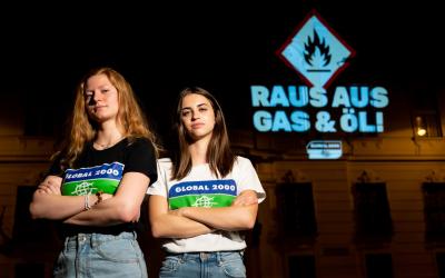 Aktivistinnen für raus aus Gas und Öl