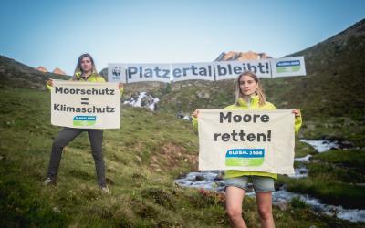 Moorschutz = Klimaschutz Aktion im Platzertal