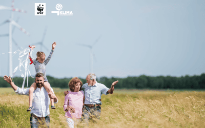 Neustart Klima Kampagne - Hintergrundbild mit Logos