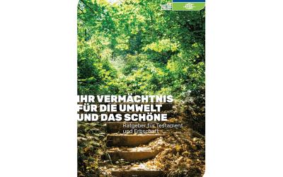 Cover Testamentspenden Ratgeber Broschüre