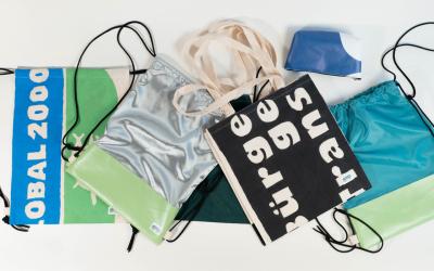 Upcycling-Taschen aus Bannern
